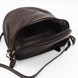 Leather Semi Circle Sling Bag (Nationwide Delivery)