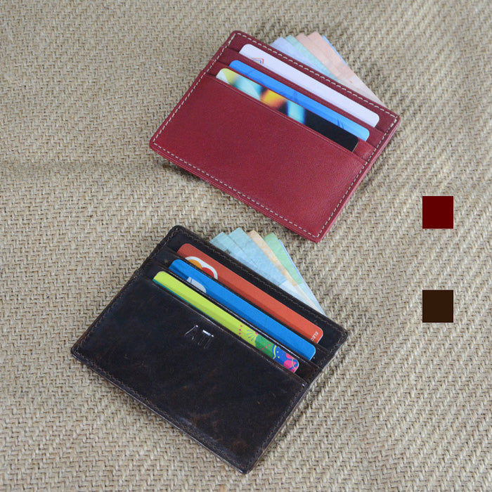 Slim Leather Vintage Cardholder (Nationwide Delivery)