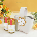 Premium Imported Bulgarian Rose Swiftlet Bird's Nest Ready To Drink in Leather Bag Packaging - Set Twosome (Nationwide Delivery)