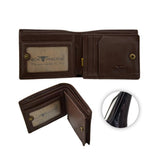 Leather Bifold Wallet With Button Closure (Nationwide Delivery)