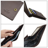Leather Bifold Wallet With Button Closure Option 2 (Nationwide Delivery)