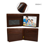 Leather Bifold Wallet With Mid Flip Option 2 (Nationwide Delivery)
