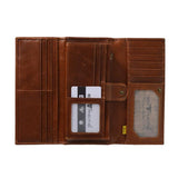 RFID Leather 3 Fold Long Wallet Option 1 (Nationwide Delivery)