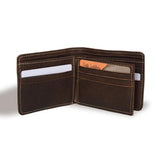 Bifold Full Leather Wallet With Mid Flip (Nationwide Delivery)