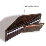 Bifold Full Leather Wallet With Mid Flip (Nationwide Delivery)