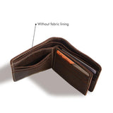 Bifold Full Leather Wallet With Mid Flip (Nationwide Delivery)