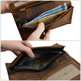 RFID Leather Long Wallet Option 5 (Nationwide Delivery)