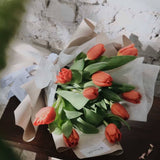 Orange Tulips Flower Bouquet