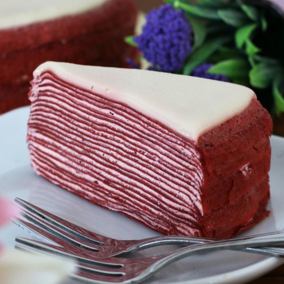 Red Velvet Crepe Cake (Penang Delivery Only) Giftr Malaysia's