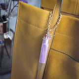 Christmas Tassel Handmade Gold Bag Charm