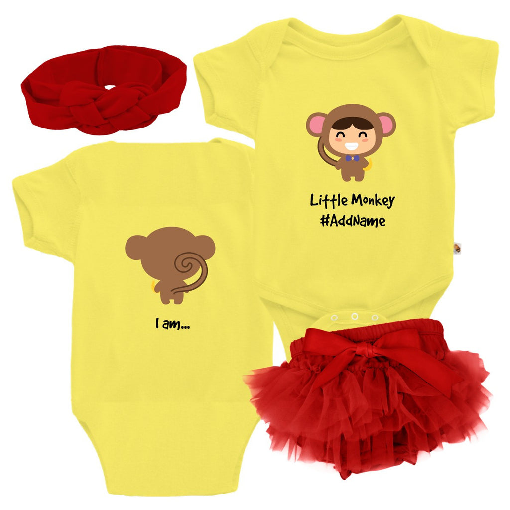 TeezBee Baby Monkey Costume - Girl Gift Sets