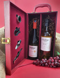 Twin Wine Gift Box with Wine Opener Set 2 West Malaysia Delivery Only)