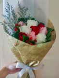 Mixed Colour Roses Bouquet