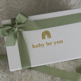 Premium Newborn Organic Personalised Rompers Gift Box for Baby Girl (West Malaysia Delivery Only)