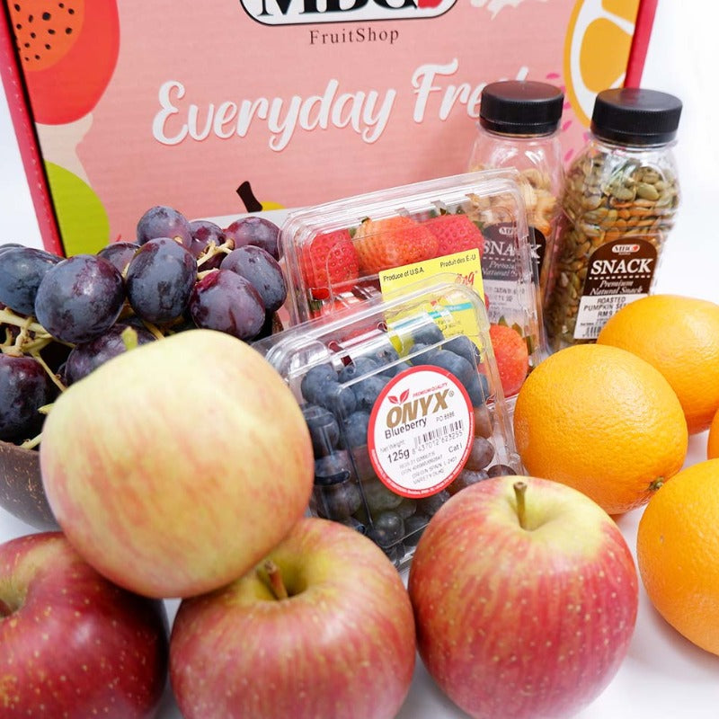 Snacktopia Box (7 Types of Fruits) Klang Valley Delivery Giftr