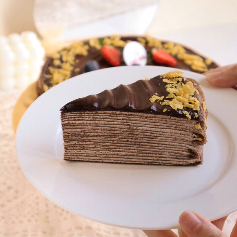 Dutch Double Chocolate Crepe Cake | Giftr - Malaysia's Leading Online ...