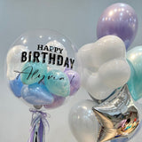 Personalised Bubble & Helium Balloons Set | A Dreamy Bubble (Klang Valley Delivery)