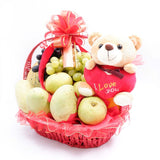 Sweetheart Fruit Basket - Melody (8 Types of Fruits) | Klang Valley Delivery