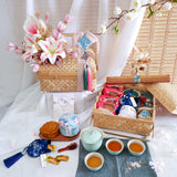 "百合家欢" Togetherness Bamboo Basket (Klang Valley Delivery)'Mooncake Festival 2024'