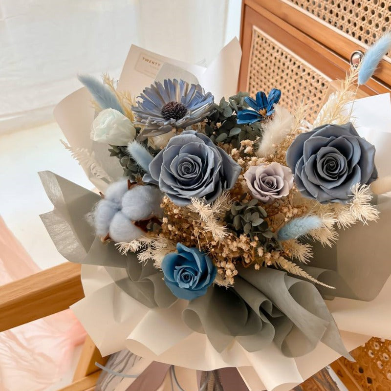 Oliver Preserved Flower Bouquet (Klang Valley Delivery) Giftr