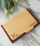 Personalised Wooden Name Card Holder (Nationwide Delivery)