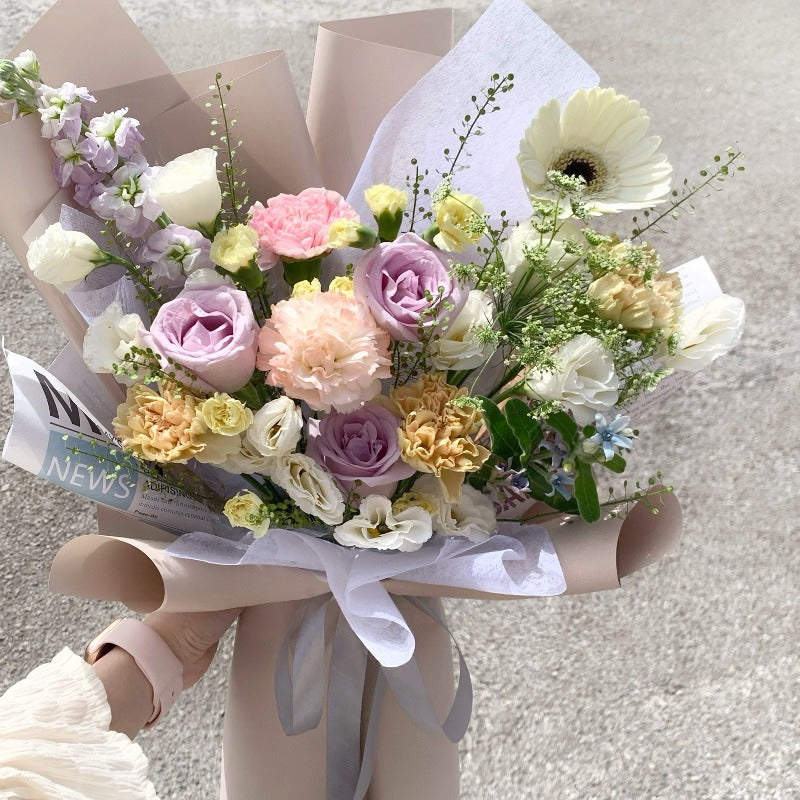 Spring Miracles Style Mix Flower Bouquet (Sungai Petani Delivery Only