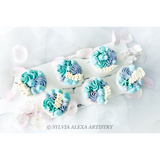 Designer Buttercream Cupcakes | Seafoam Blue (Klang Valley Delivery)