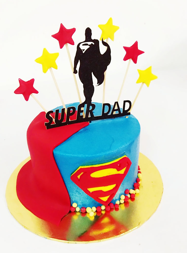 Superdad design Cake