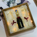 Personalised Champagne Glass Set With Champagne (Nationwide Delivery)