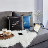 Black Script Alphabet Cushion (Pre-order 2 to 4 weeks) - Nationwide Delivery