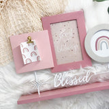 Trio Table Photo Frames - Boho Rainbow (Nationwide Delivery)