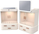 Personalised Premium Cosmetic Storage Box with Mirror (Klang Valley Delivery)