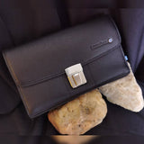 Leather Clutch Bag With Anti Theft Lock (Nationwide Delivery)