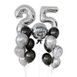 Ultimate Orbz Balloon Bouquet with 40" Number Foil