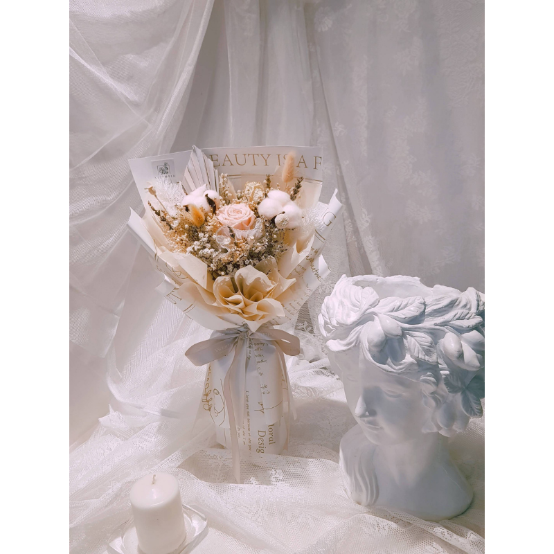 Beautiful Is A Fading Preserved Flower Bouquet (Muar & Batu Pahat Deli