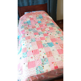 Mother's Day 2022 - Personalised Single Size Patchwork Blanket - (Nationwide Delivery)