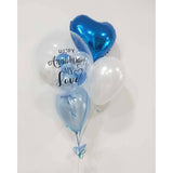 18" Bobo Balloon Simple Set (Blue White Series)