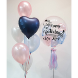 Personalized Bubble Balloon Sets | Pearl Blue & Pink