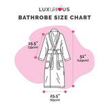 Personalised Premium Couple Bathrobes (Set of 2): Bear & Rabbit Love (Nationwide Delivery)