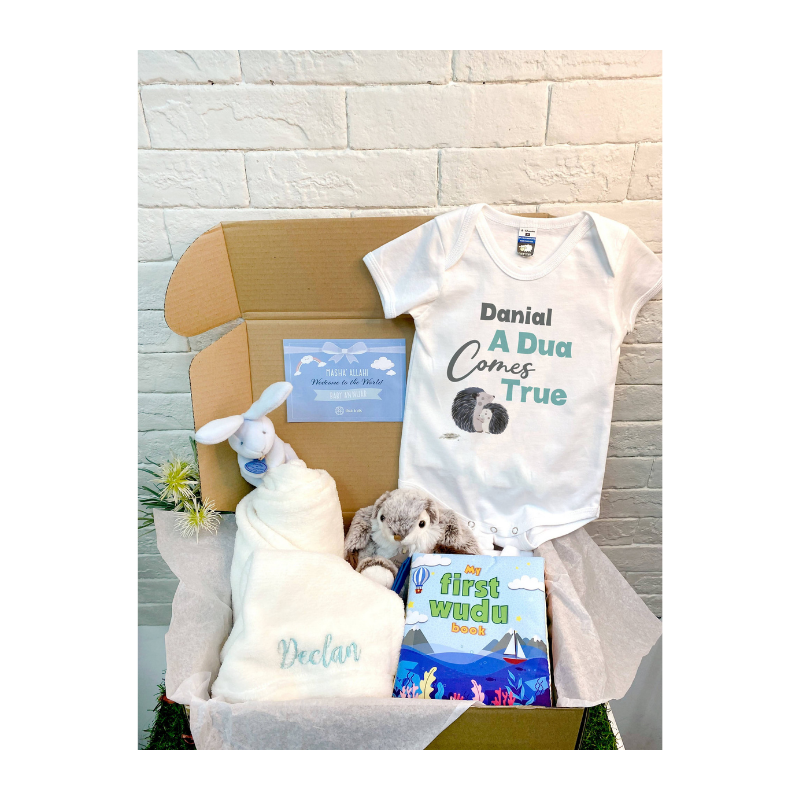 Dua Gifts Personalized Premier Baby Boy Gift Set (West Malaysia Delivery Only)