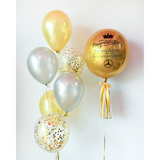 ORBZ Helium Balloon Sets | Gold & SIlver