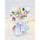 Pastel Flower Bouquet (Melaka Delivery Only)