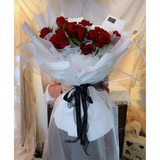 21 Red Rose Bouquet ( Johor Bahru Delivery)