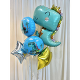 Cute Dinosaur Theme Foil Balloon Bunch (Klang Valley Delivery Only)