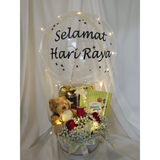 Nieldelia Hot Air Balloon with Bear and Chocolate