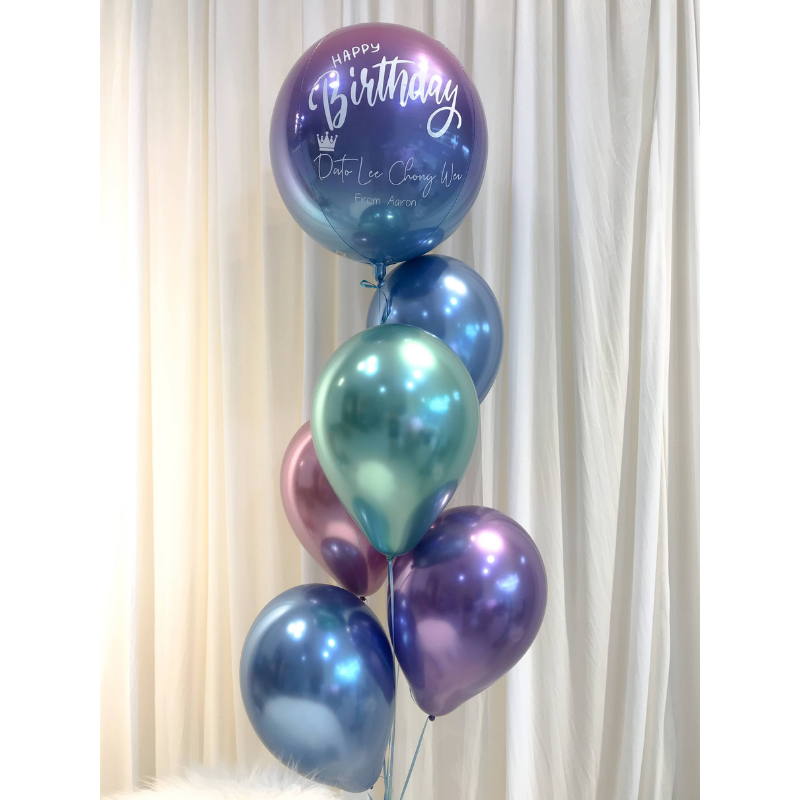 16" Orbz Balloon Set (Blue Series)