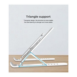 Height Adjustable Laptop Stand (White) (Nationwide Delivery)