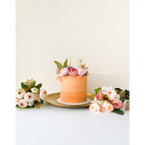 Sunset Floral Cake (Klang Valley Delivery)