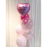 18" Foil Balloon Set (Solid Pink Series)