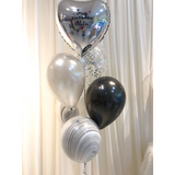 18" Foil Balloon Set (Black Series)
